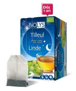 Infusion Linden (Relaxation) BIO, 24 sachets